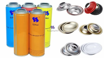 Aplicación de latas de aerosol vacías en productos de aerosol para automóviles.