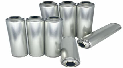 ¿Por qué las latas de aerosol están hechas casi siempre de hojalata?