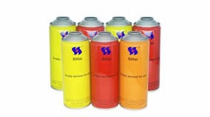 Aplicación de latas de aerosol vacías