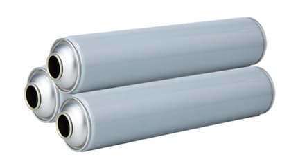 Latas de aerosol de 65 x 300 mm